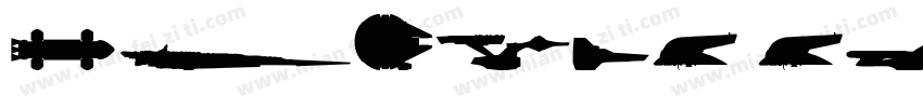 famous spaceship字体转换